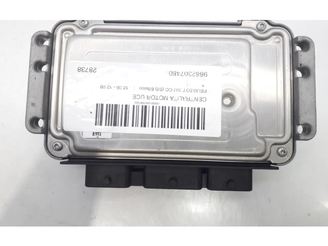 Блок управления двигателем ECU 9662307480 Peugeot 307 CC