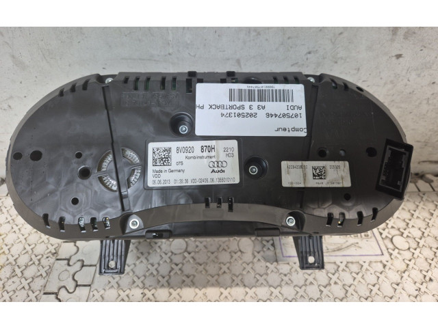 Панель приборов 8V0920870H Audi A3 S3 8V