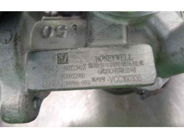 Turbodmychadlo Турбина 9830922980, 8499660002 Citroen C3 HN01