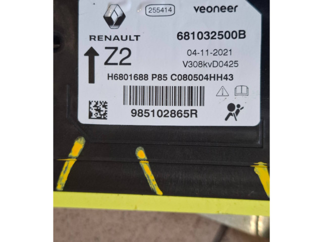 Блок подушек безопасности 985102865R   Dacia Sandero III