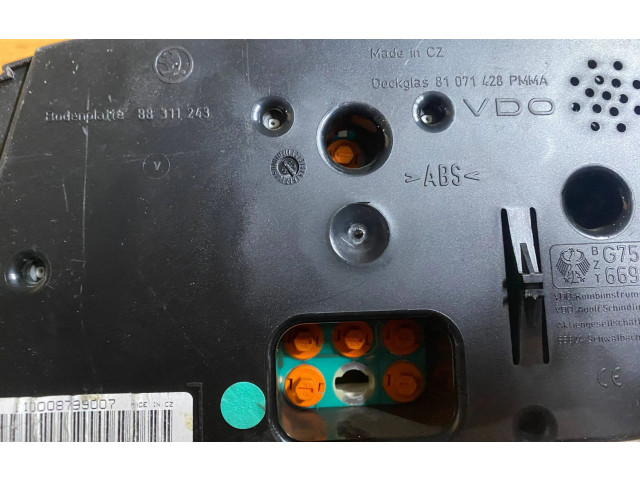 Панель приборов 1U1919033G, 10008799007 Skoda Octavia Mk1 (1U)