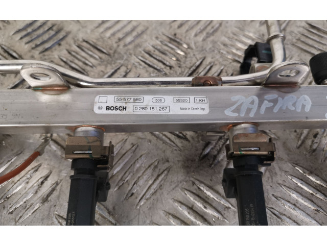 Vstřikovač 0280151267, 0280158205 Opel Zafira C pro benzínový motor 1.4 B14NET