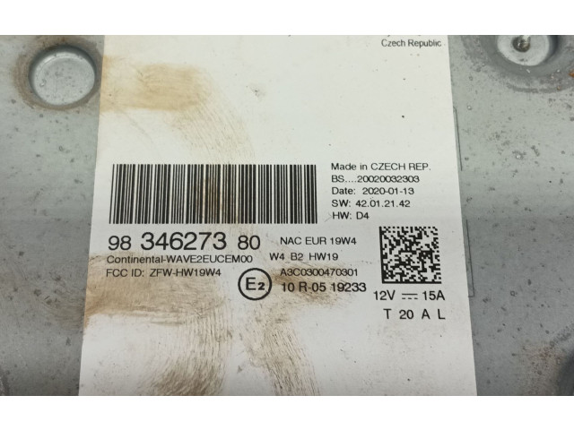 Řídící jednotka 1663358380, 9834627380 Citroen Berlingo 2020