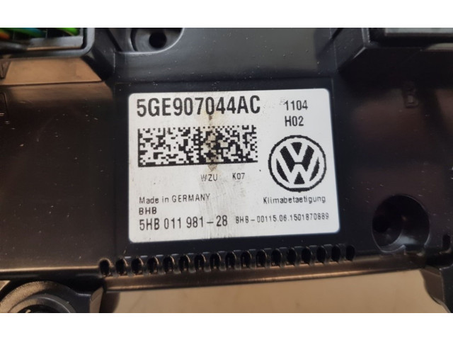 Блок управления климат-контролем 5GE907044AC, 5GE907044AC Volkswagen Golf VII