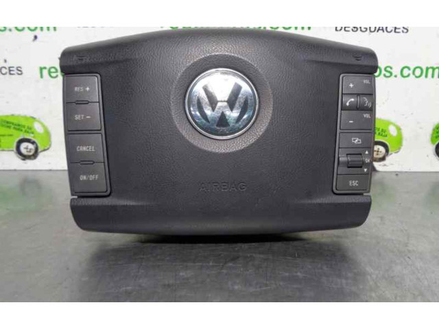 Подушка безопасности водителя 3D0880201BL Volkswagen Phaeton