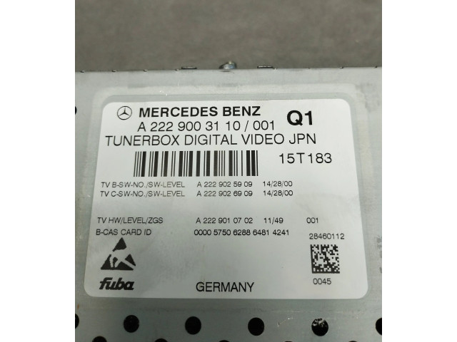 Другие блоки управления / модули A2229003110    Mercedes-Benz CLS C218 X218