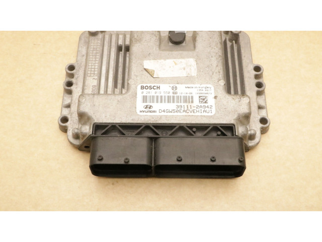 Блок управления двигателя 39111-2A942, 0281019550 KIA Ceed