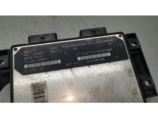 Řídící jednotka 9641390180, 9644506780 Citroen Berlingo 2002