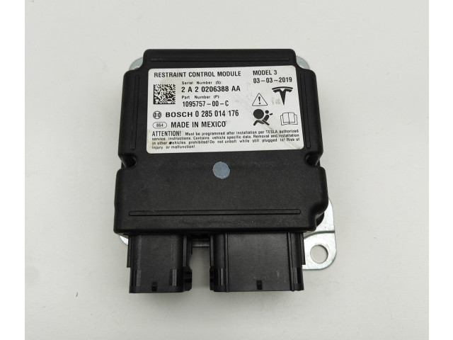 Блок подушек безопасности 109575700C, 0285014176 Tesla Model 3