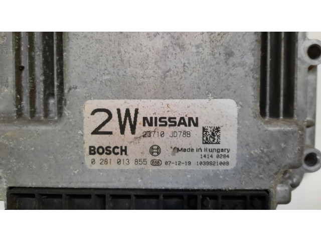 Řídící jednotka 0281013855 Nissan Qashqai 2009