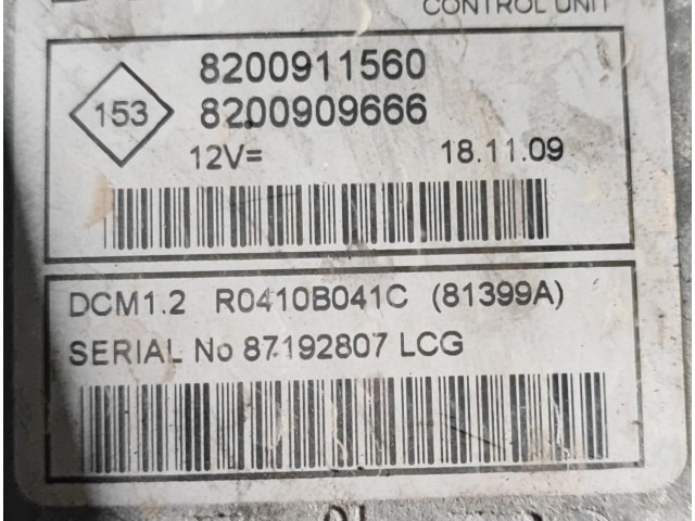 Комплект блоков управления K9KT7   Renault Clio III