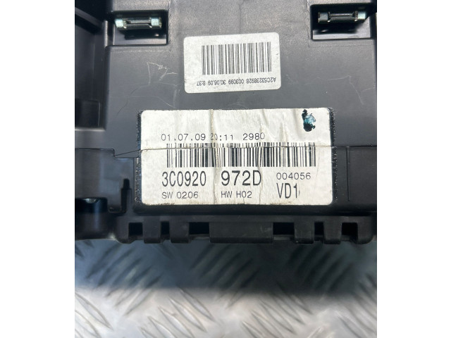 Панель приборов 3C0920972D   Volkswagen PASSAT B6       