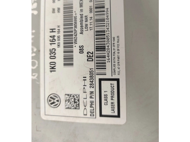 Радио/ проигрыватель CD/DVD / навигация 1K0035164H, 1K0035164H Volkswagen Jetta VI