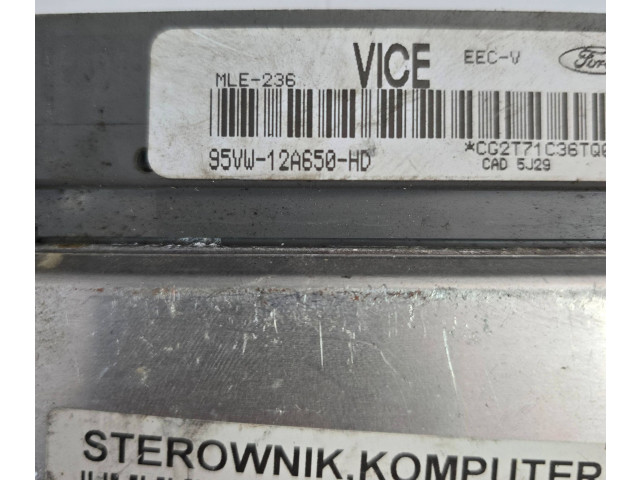 Блок управления двигателя 95VW12A650HD, CG2T71C36U   Ford Galaxy