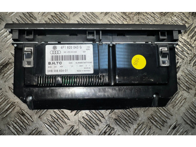 Блок управления климат-контролем 4F1820043G, 4F0910043 Audi A6 S6 C6 4F