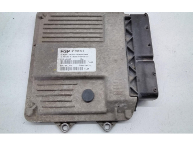 Řídící jednotka Fiat Punto Evo 2010