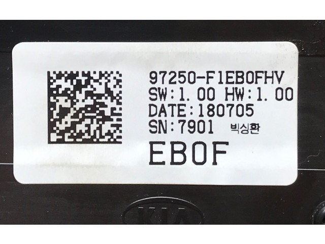 Блок управления климат-контролем 97250F1EB0FHV   KIA Sportage