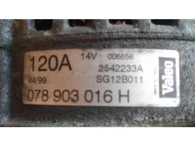 Генератор 078903016H, 2542233A Audi A4 S4 B6 8E 8H 2.4