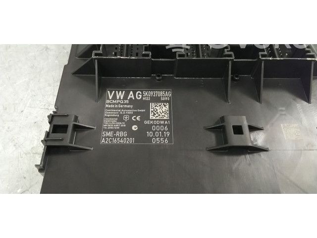 Pojistková skříňka Řídící jednotka BSM 5K0937085AG, 5K0937087ARZ12   Volkswagen Caddy 2019
