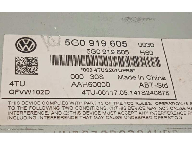 Дисплей 5G0919605 Volkswagen Golf SportWagen