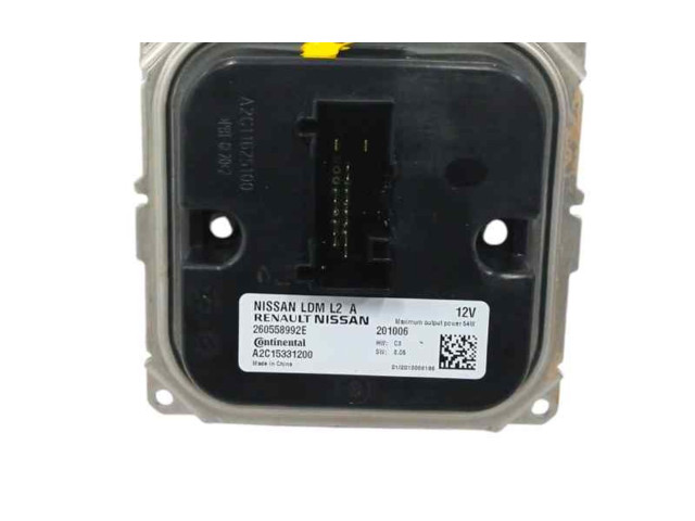 Řídící jednotka 260558992E, CENTRALITALED Nissan Juke II F16 2021