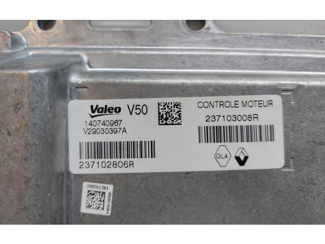 Блок управления двигателя 237103008R, 237102806R Dacia Logan II