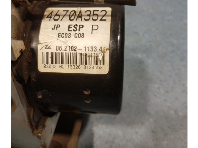 Блок АБС 4670A352, 4670A352 Mitsubishi Lancer VIII 2007 - 2017 года