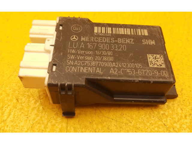 Блок управления A1679003320, 1679003320   Mercedes-Benz GLE W167