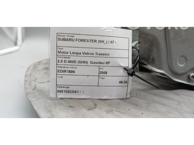 Моторчик заднего дворника 86510SC091 Subaru Forester SH