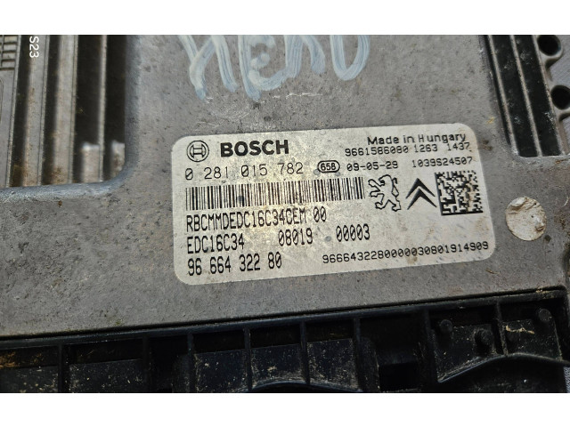Блок управления двигателя 9666432280, 9661586080   Citroen Nemo