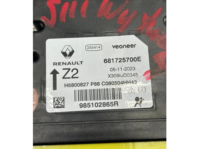 Блок подушек безопасности 985102865R, 985102865R   Dacia Sandero III