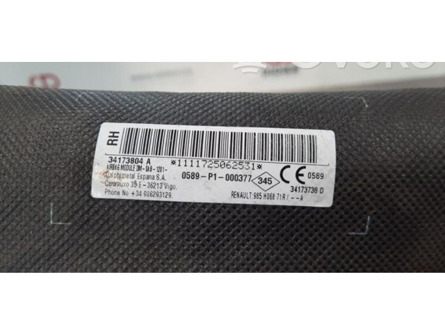 Подушка безопасности в сиденье 985H06871R Dacia Duster
