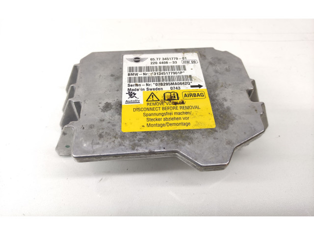 Блок подушек безопасности 220440833, 65773451779 Mini One - Cooper Coupe R56