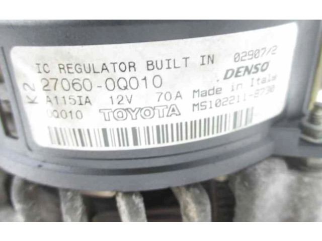 Генератор 270600Q010 Peugeot 107