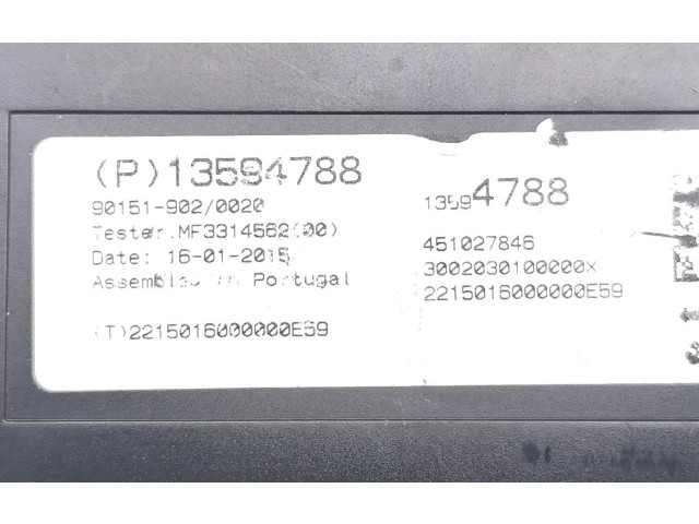 Блок управления климат-контролем 13594788   Opel Meriva B