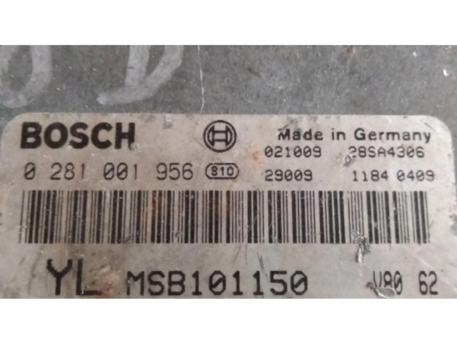 Блок управления двигателя 0281001956, YLMSB101150 Rover 45