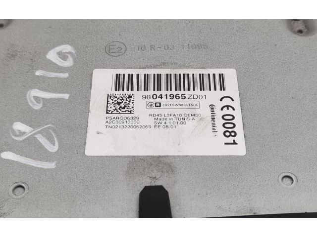 Řídící jednotka 98041965ZD   Citroen C-Elysée 2013