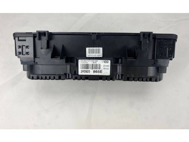 Панель приборов 2K0920865E, 2K0920865E   Volkswagen Caddy       