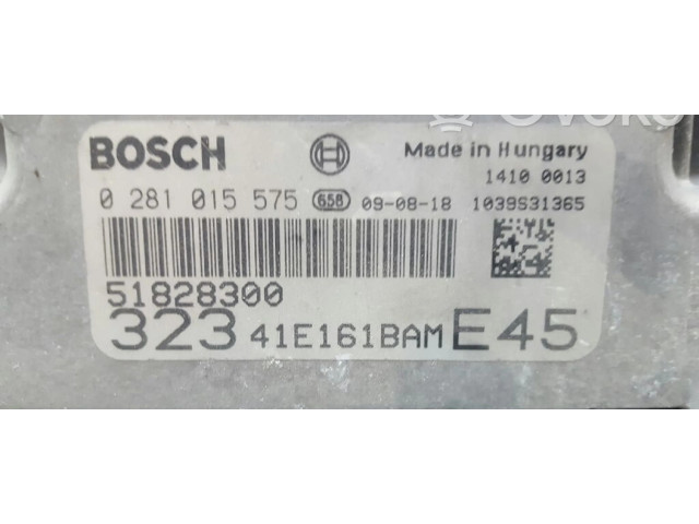 Блок управления двигателя 51828300, 0281015575   Fiat Linea