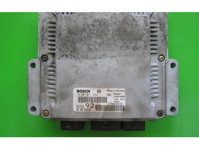 Řídící jednotka 9649561880, 0281011334   Peugeot 807 2004