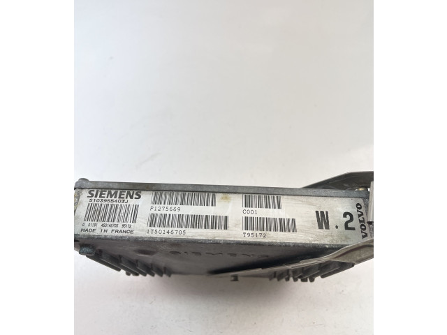 Блок управления двигателем Блок управления P1275669, S103955403J   Volvo V70