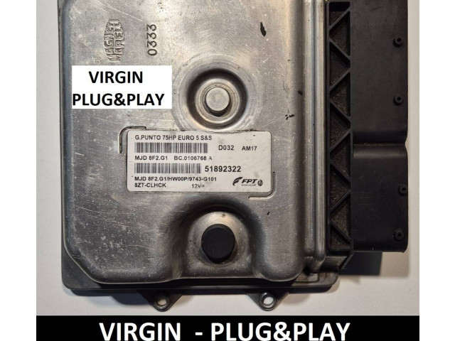 Řídící jednotka MJD8F2.G1, 51892322 Fiat Punto Evo 2011