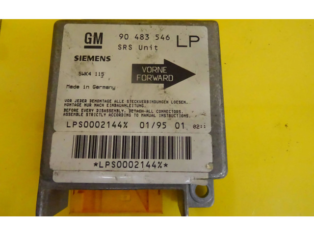 Блок подушек безопасности 90483546, 90483546LP   Opel Tigra A