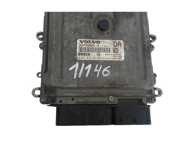 Блок управления двигателя 30729826A, 1039S10667   Volvo V70