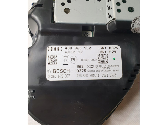 Přístrojová deska Audi A6 C7 2013 4G8920982