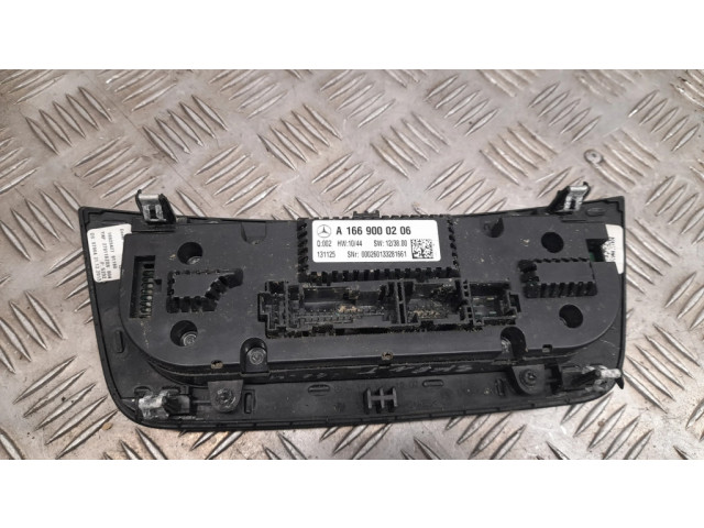 Блок управления климат-контролем A1669000206   Mercedes-Benz GL X166
