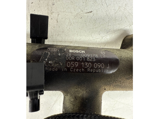 Топливная рампа 059130090J   Audi A6 S6 C6 4F   для двигателя BMK