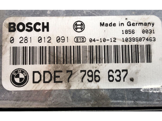 Řídící jednotka 7796637 BMW 5 E60 E61 2004