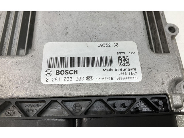 Pojistková skříňka Блок управления двигателя 50552130, 0281033903 Alfa Romeo Stelvio