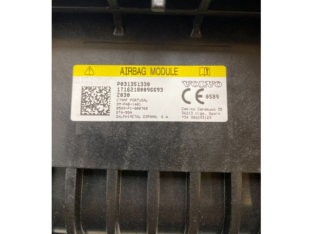 Подушка безопасности пассажира 31351330, P031351330   Volvo XC90